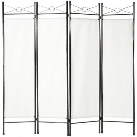 Tectake Paravento, divisorio 180 x 160 x 2,5 cm  