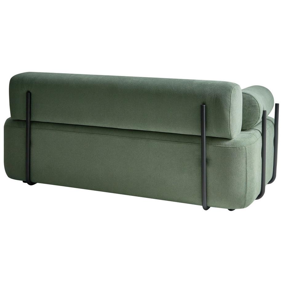 Beliani 2 Sitzer Sofa aus Stoff Skandinavisch ELVA  