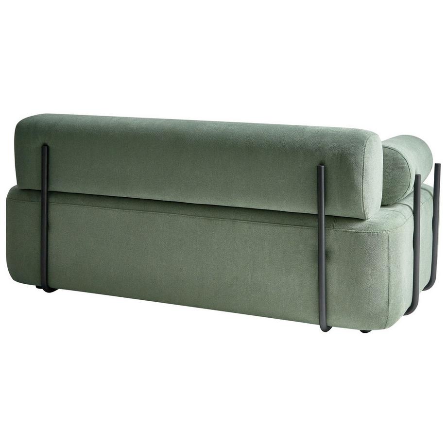 Beliani 2 Sitzer Sofa aus Stoff Skandinavisch ELVA  