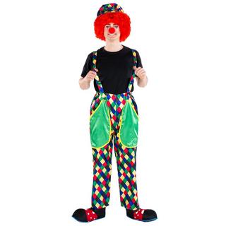 Tectake  Costume pour homme Clown Auguste 