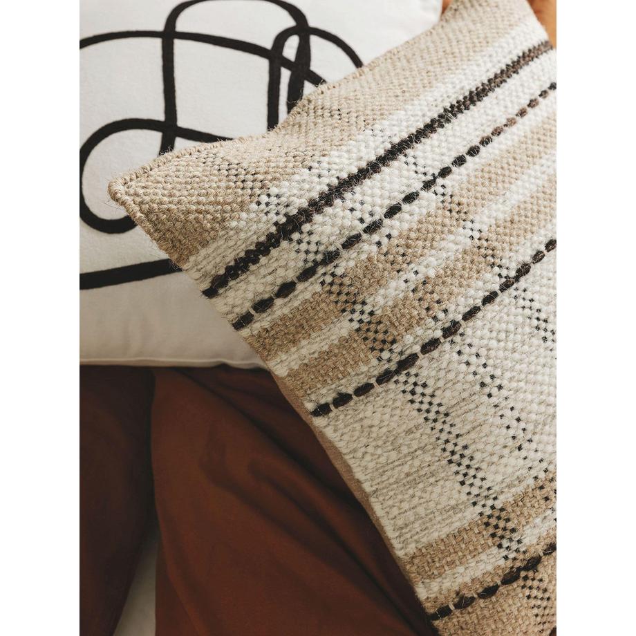 Benuta Bahati Beige Kissenbezug  