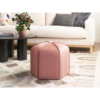 Beliani Pouf aus Samtstoff Modern WISHEK  