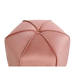 Beliani Pouf aus Samtstoff Retro WISHEK  