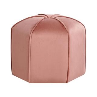 Beliani Pouf aus Samtstoff Retro WISHEK  