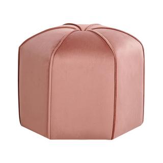 Beliani Pouf en Velours Moderne WISHEK  