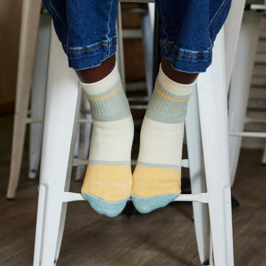 Darn Tough Vermont  Calze Donna Caviglia Pesanti Imbottite in Lana Merino Colorate 