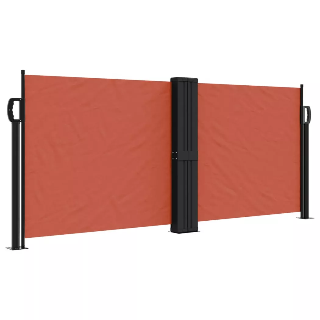 VidaXL - tenda da sole laterale retrattile, One Size, Arancione