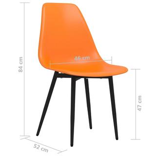 VidaXL Chaise de salle à manger polypropylène  