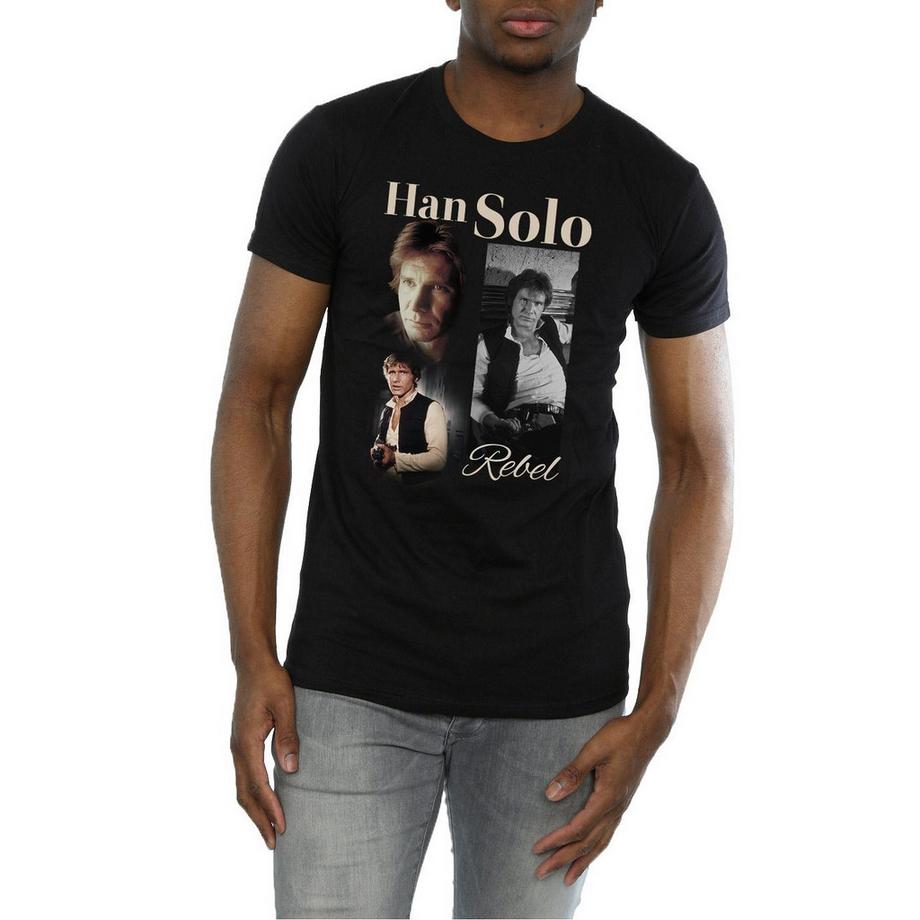 STAR WARS Han Solo Rebel T-shirt stile anni '90  