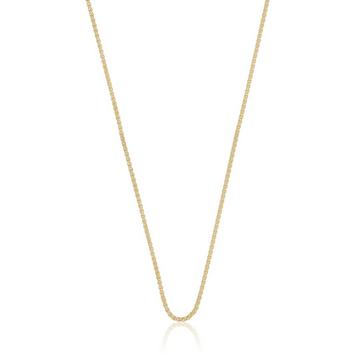 Collier Zopf Gelbgold 750, 1.2mm, 45cm