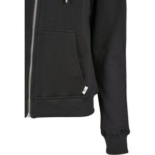 URBAN CLASSICS  kapuzenpullover, damen organic terry zip-grandes tailles 