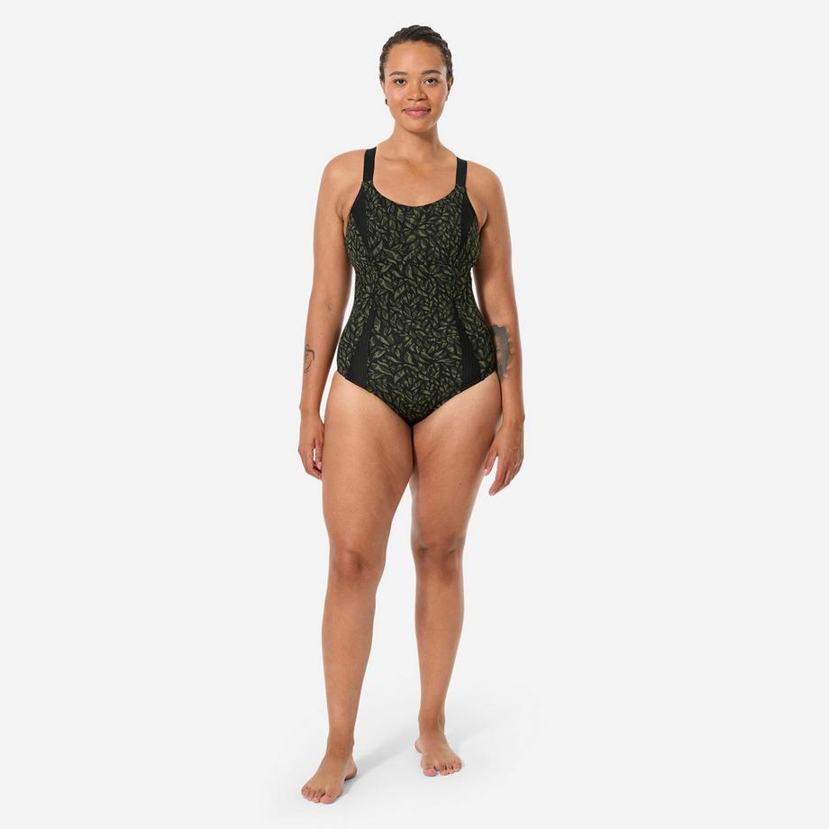 DECATHLON  Einteiliger Badeanzug, Wassergymnastik Aquabike, Elea aitnis 