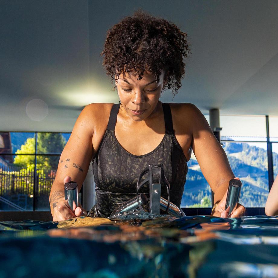 DECATHLON  Einteiliger Badeanzug, Wassergymnastik Aquabike, Elea aitnis 