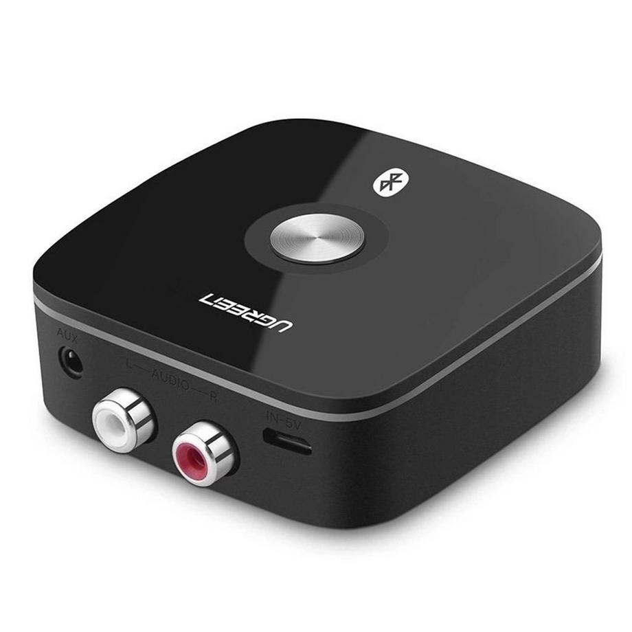 Ugreen Adapterempfänger Bluetooth 5.1 aptX 2RCA / 3,5 mm Miniklinke – Schwarz