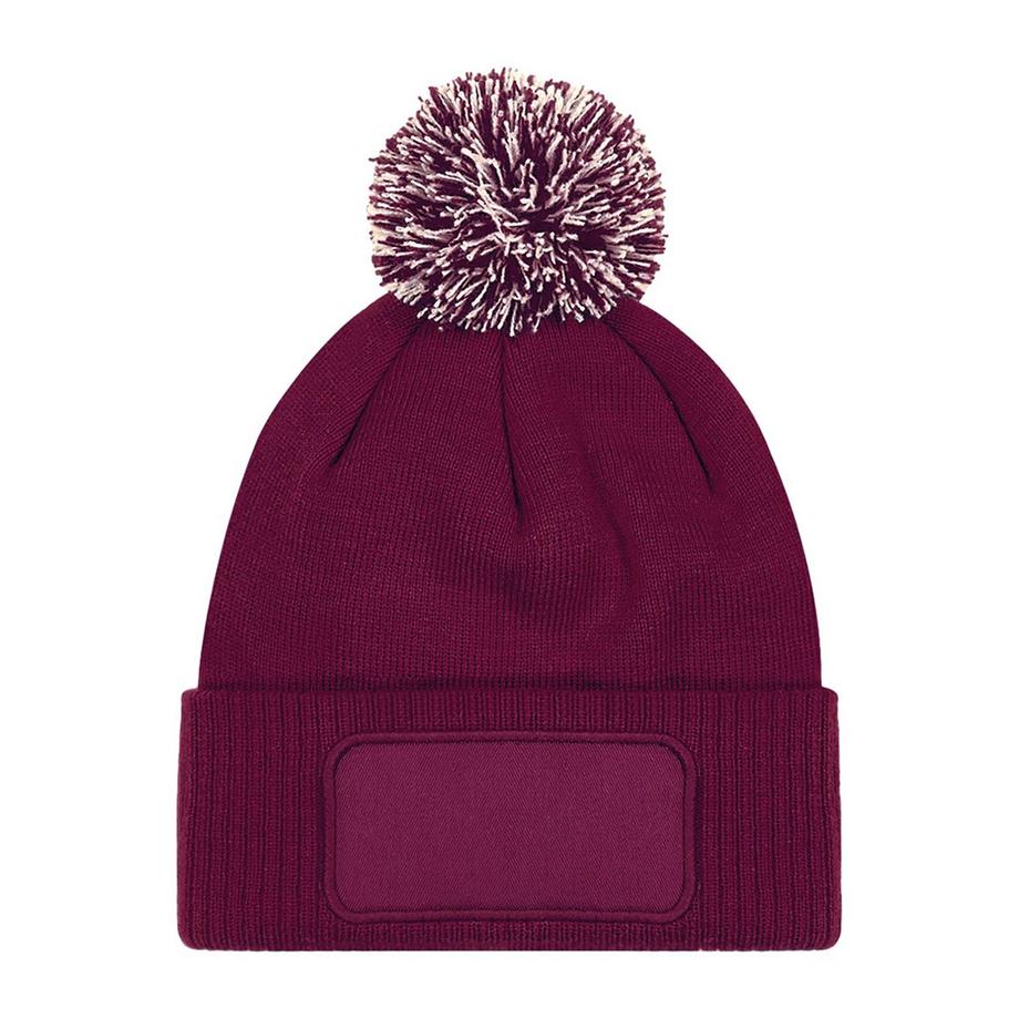 Beechfield Bonnet Snowstar avec pompon  