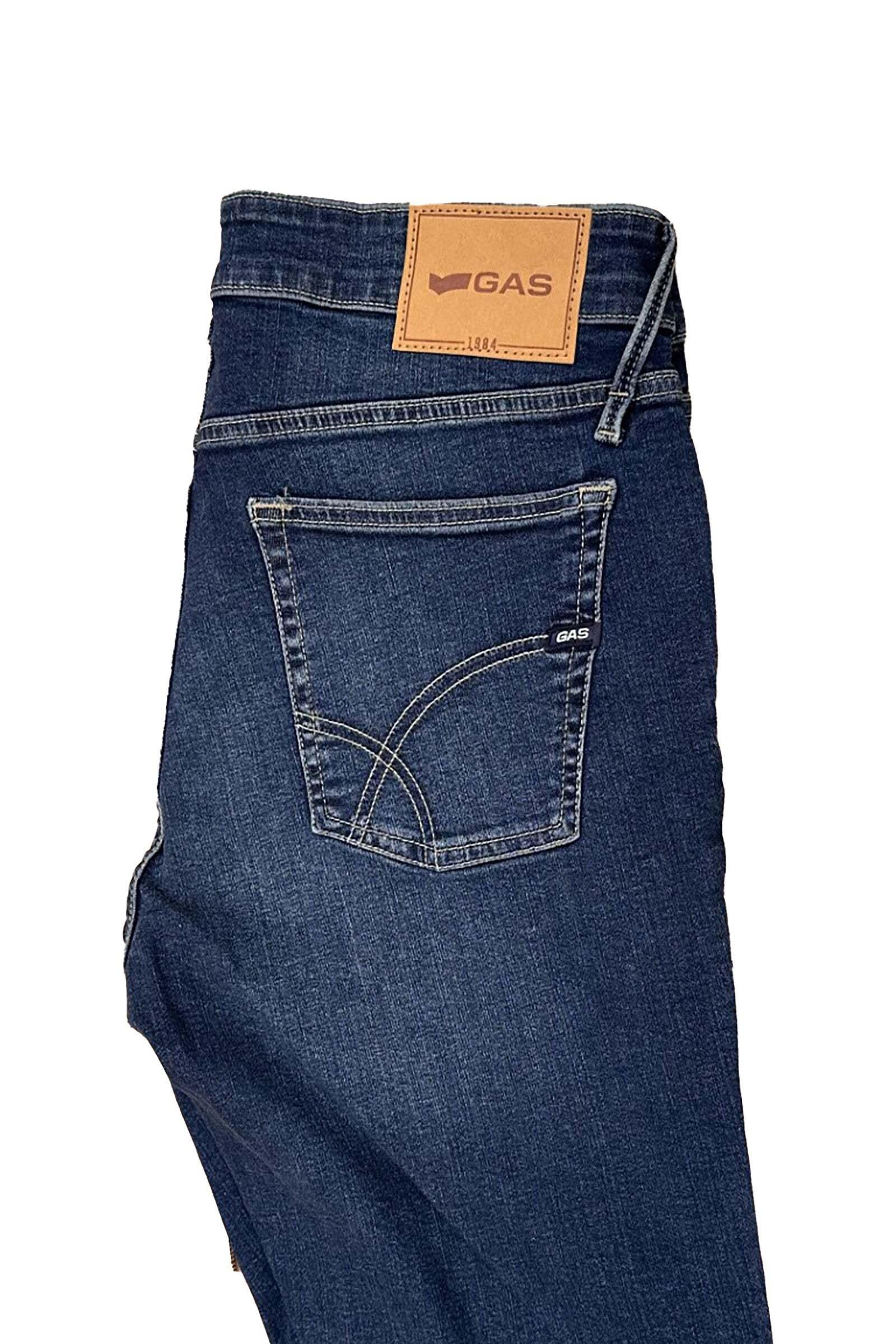 Gas  Jeans Sax Zip Rev 