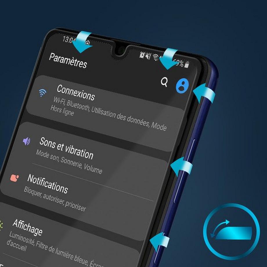 Avizar  Vetro Temp. Samsung Galaxy A31 Nero 