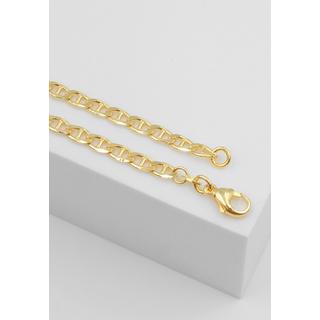 MUAU Schmuck  Collier Stäblipanzer Gelbgold 750, 4mm, 50cm 