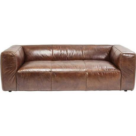 KARE Design Vintage Leder Sofa Cubetto 2.5 Sitzer  