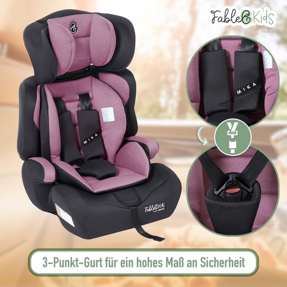FableKids  Autokindersitz Autositz Kinderautositz Kindersitz Sitzerhöhung ECE 