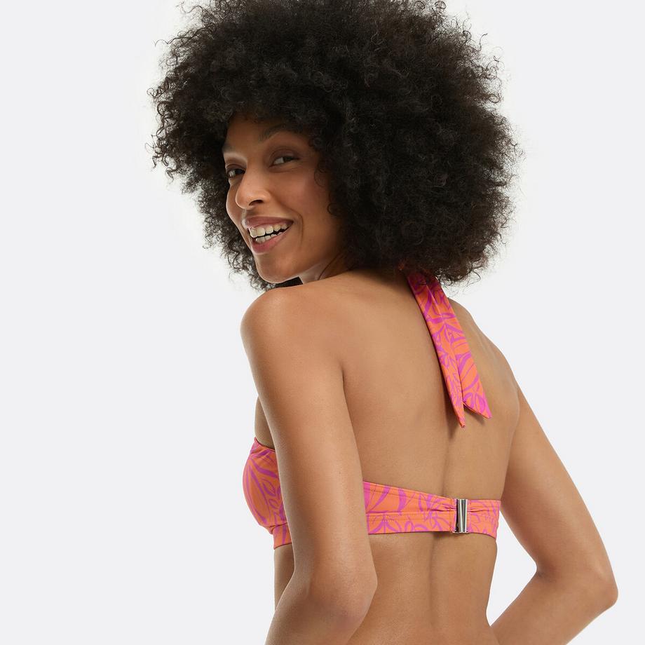 La Redoute Collections Bedrucktes Bandeau Bikini-Oberteil  