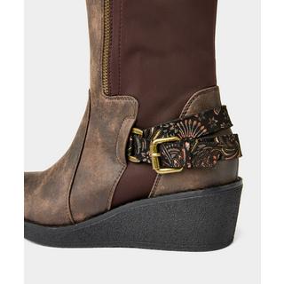 Joe Browns  Keilabsatz-Stiefeletten in herbstlichem Braun 