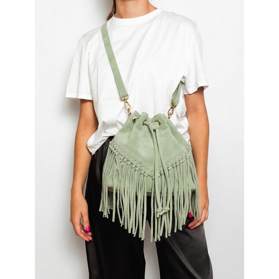 Gave Lux Sac seau avec franges  