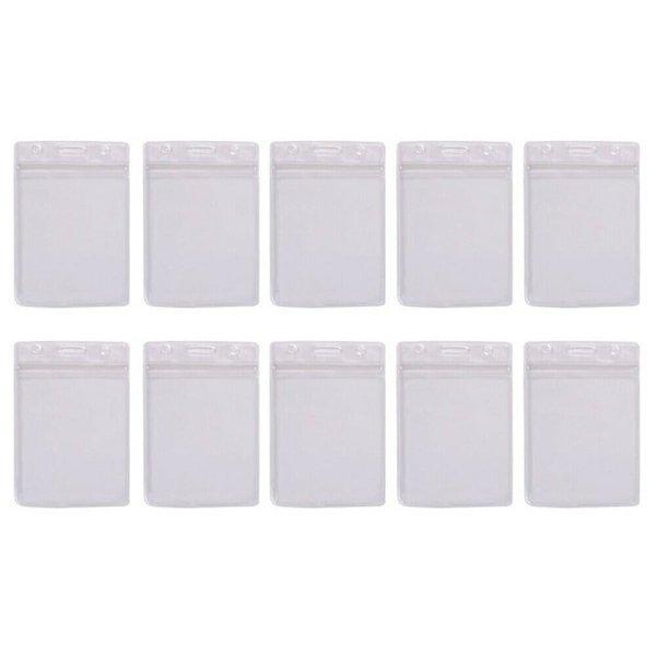 eStore  Porte-cartes d'identité transparents, pack de 10 