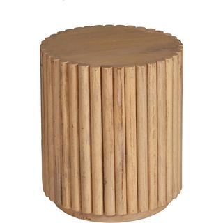 mutoni Table d&#039;appoint Piccard bois de manguier naturel 40  