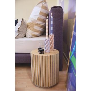 mutoni Table d&#039;appoint Piccard bois de manguier naturel 40  