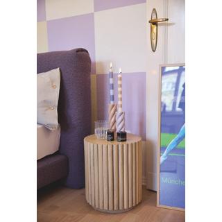 mutoni Table d&#039;appoint Piccard bois de manguier naturel 40  