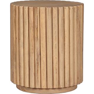 mutoni Table d&#039;appoint Piccard bois de manguier naturel 40  