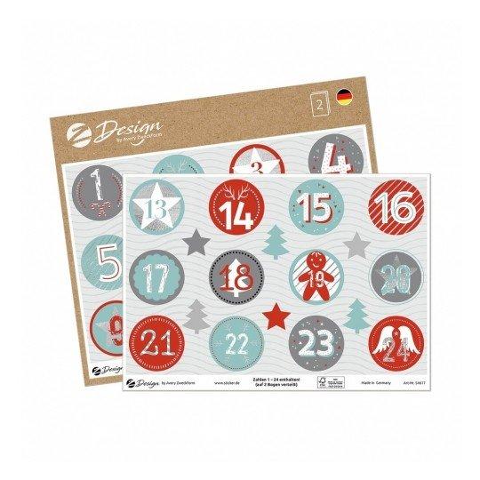 Avery-Zweckform  Avery 54617 sticker decorativi Carta Multicolore Rimovibile 