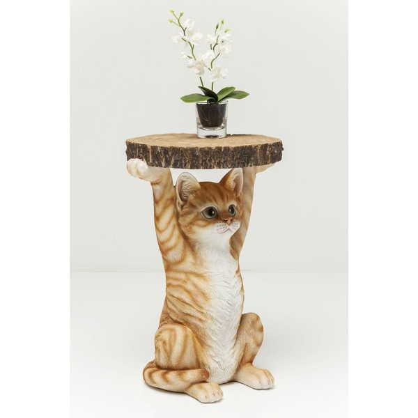 KARE Design Beistelltisch Animal Ms Cat Ø33cm  