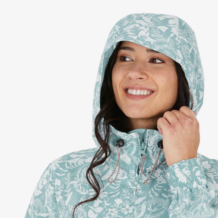 QUECHUA Giacca Antipioggia Lunga Raincut  