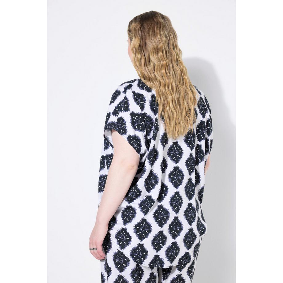 Studio Untold Oversized Alloverprint Blusenshirt  