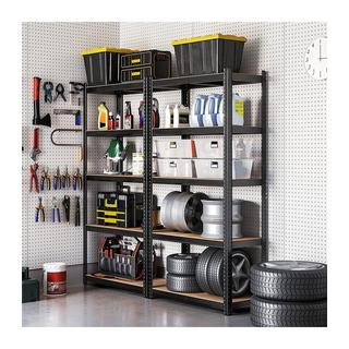 Calicosy Étagère à 5 niveaux réglables pour charge lourde - H200 cm  