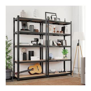 Calicosy Étagère à 5 niveaux réglables pour charge lourde - H200 cm  