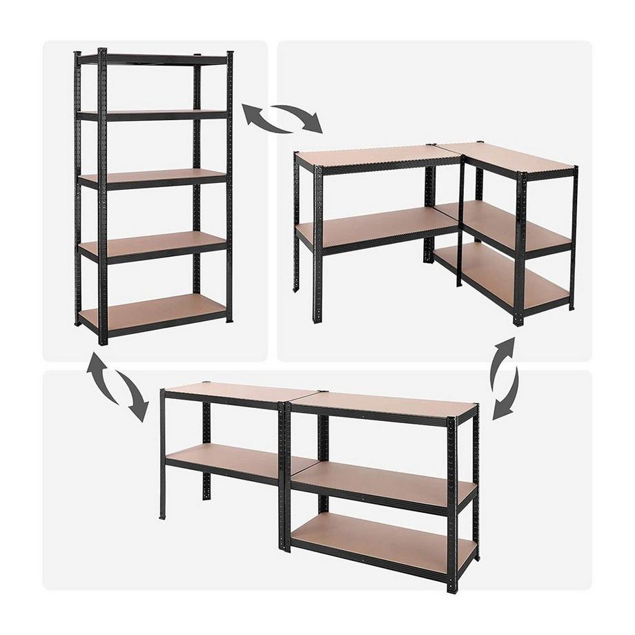 Calicosy Robustes Garagenregal aus Stahl, 600 kg Tragkraft  