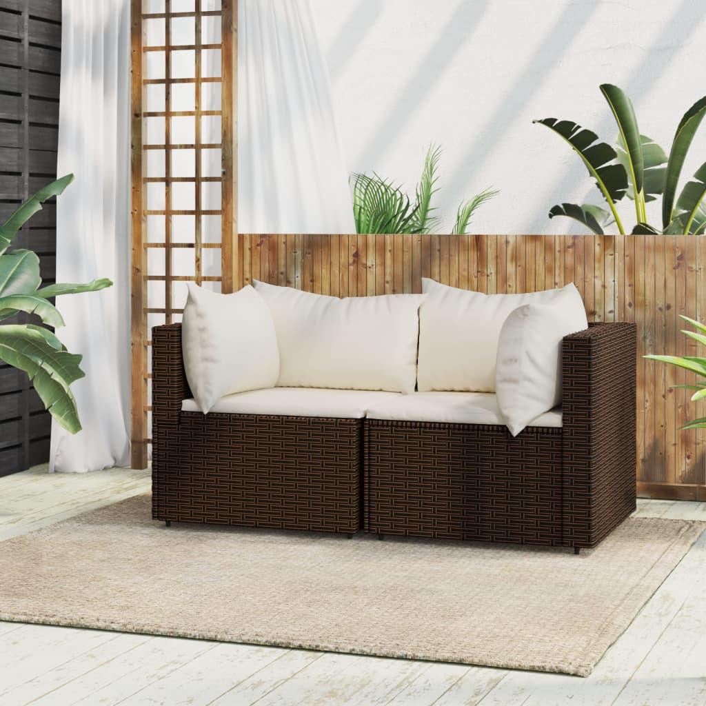 VidaXL Ecksofa poly-rattan  