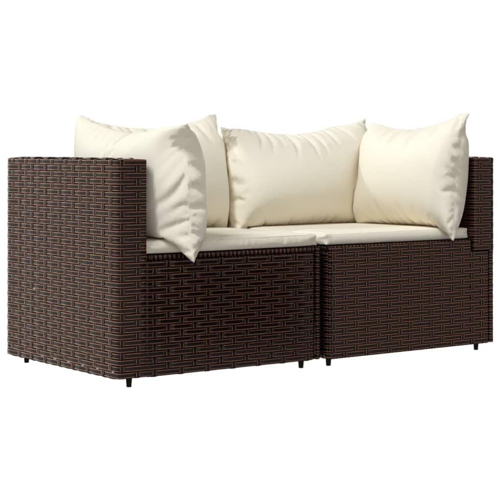 VidaXL Ecksofa poly-rattan  