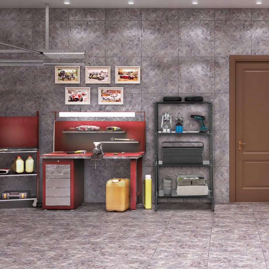 B2X Ripiani robusti neri con 4 livelli  