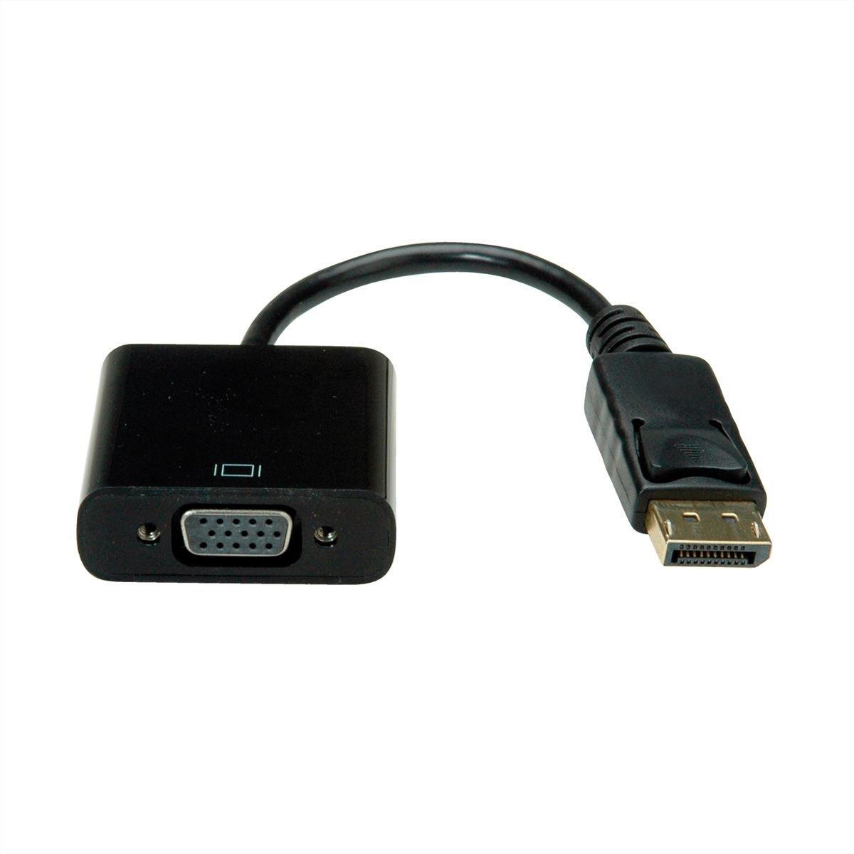 Value  Value 12.99.3136 cavo e adattatore video 0,2 m VGA (D-Sub) DisplayPort Nero 