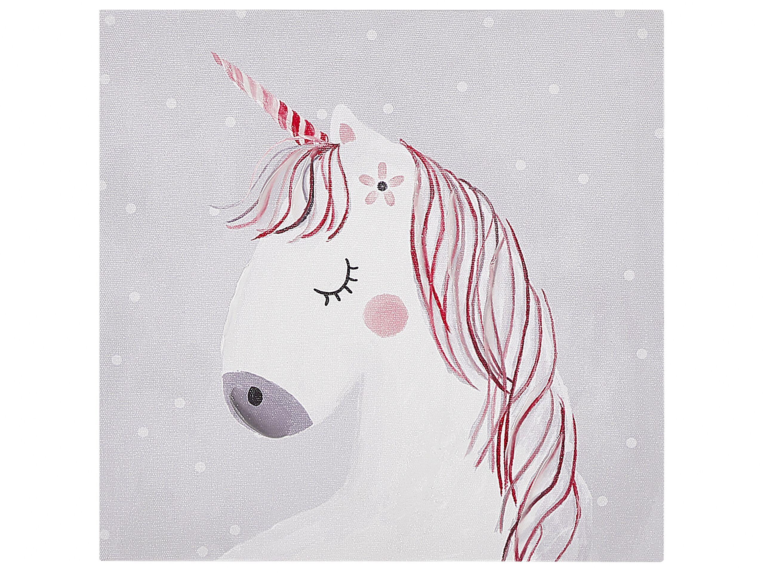 Beliani Lot de 3 toiles en Tissu Moderne TIMIA  