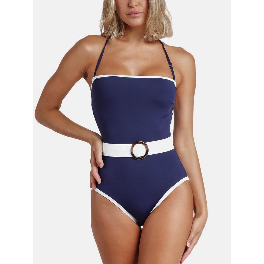 Vorgeformter einteiliger Bustier-Badeanzug Sailor Club