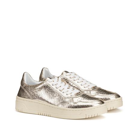 La Redoute Collections  Leder-Sneakers in Metallic-Optik 