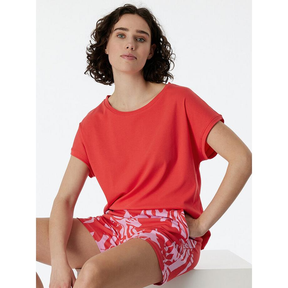 Schiesser Pigiama Corto Stampa Floreale  