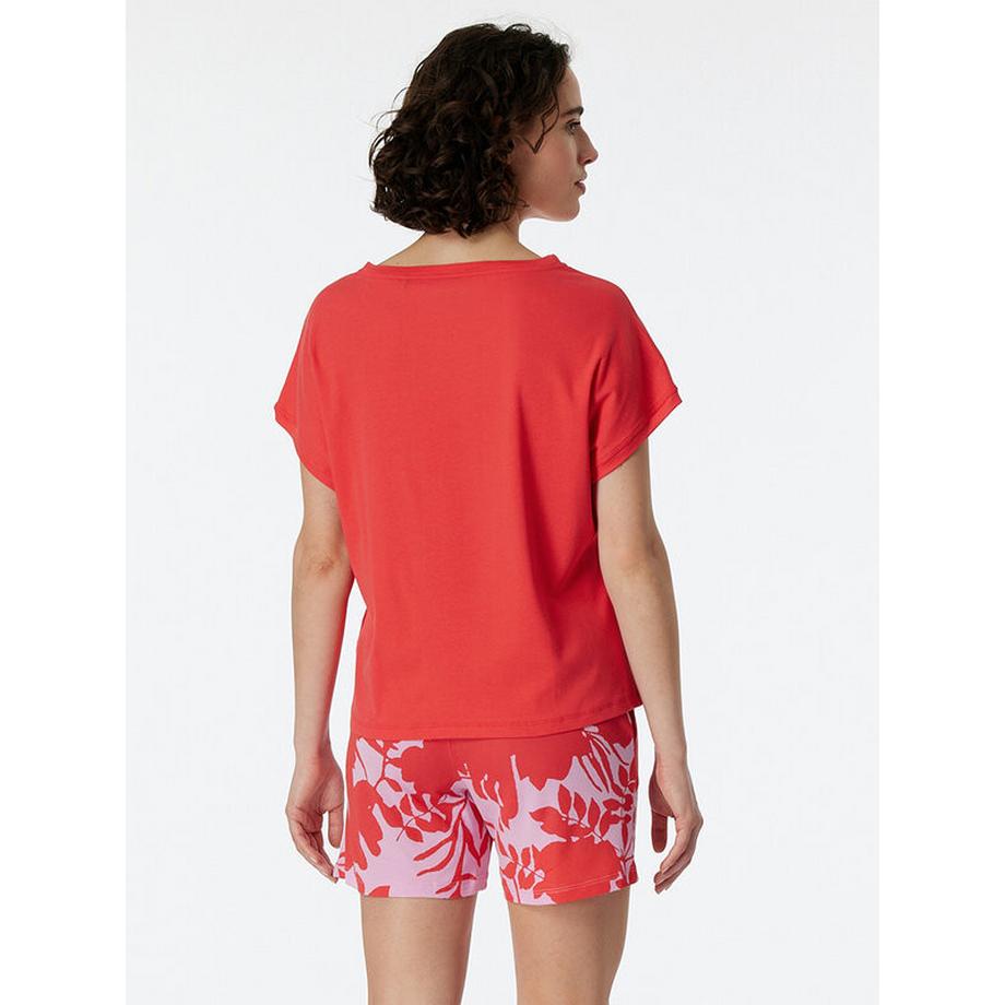 Schiesser Pigiama Corto Stampa Floreale  