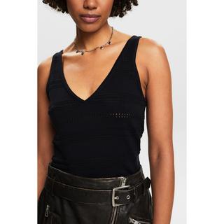 ESPRIT Débardeur Tricot Col V  