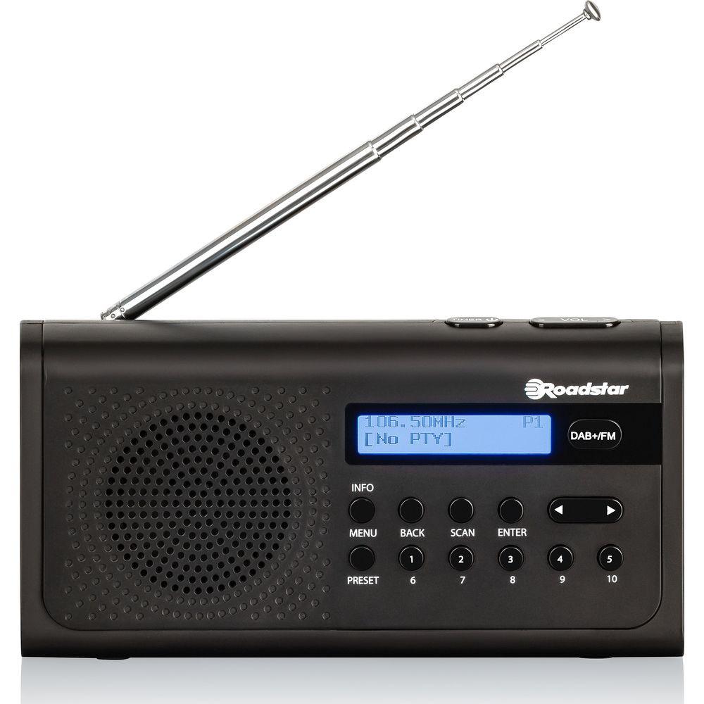 Roadstar  Roadstar TRA-300D+/BK Radio portable Analogique et numérique Noir 